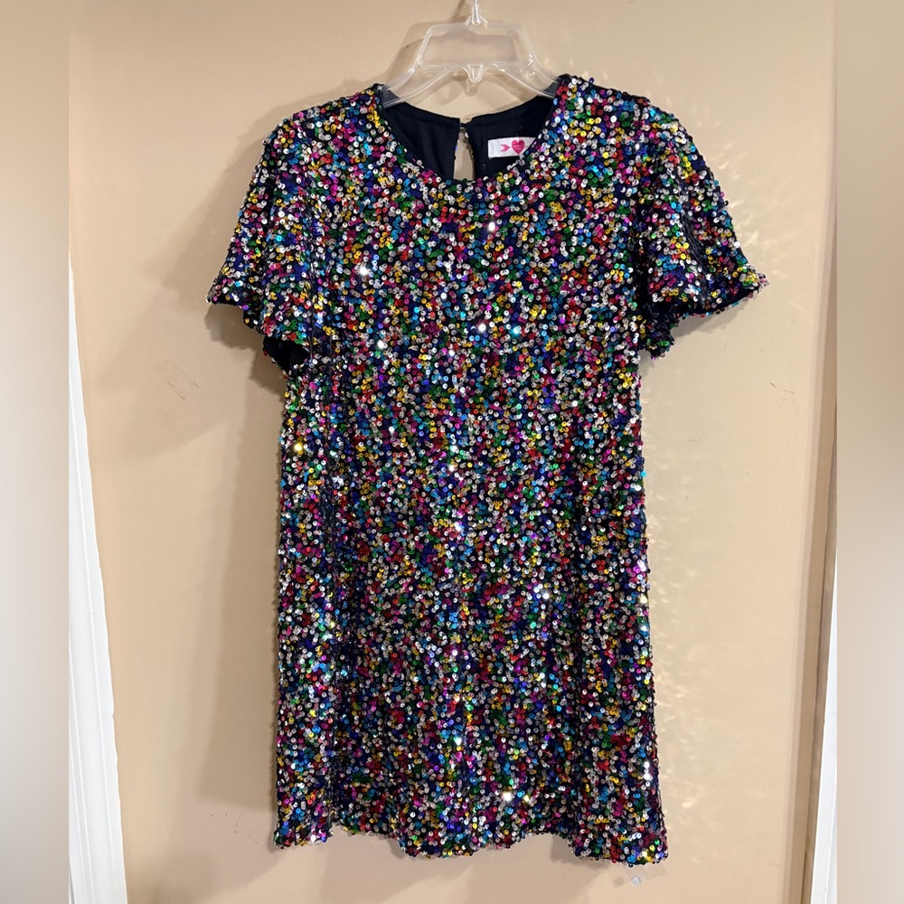 Buddy Love Multicolor Sequin Party Dress XS